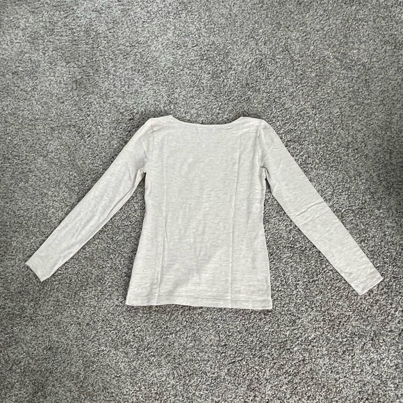 NWT J.Crew long sleeve artist tee 🩶 - Picture 6 of 7